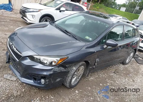 2017 Subaru Impreza 2.0I Premium из США, поврежденный, VIN 4S3GTAD68H3714186
